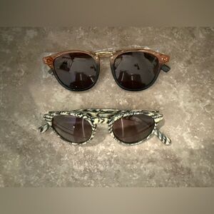 Chic Black and Tan Sunglasses Duo